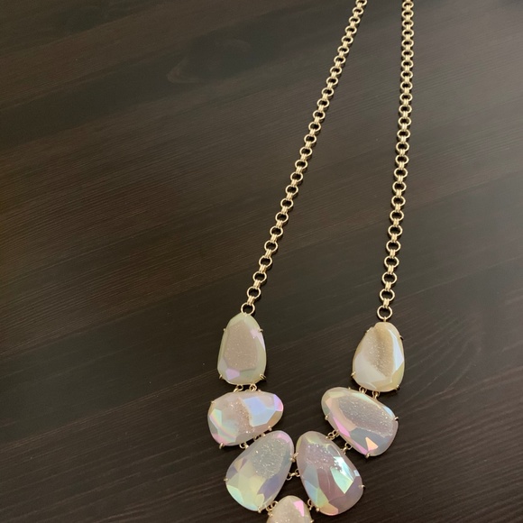 Kendra Scott Custom LUXE Iridescent Drusy Harlie - Picture 2 of 8